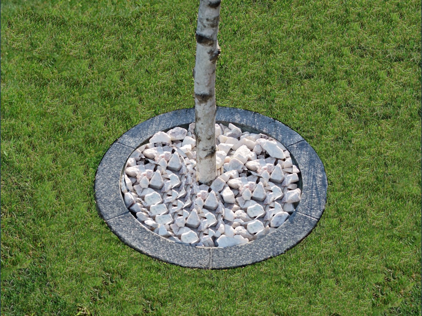 Antracytowe obrzeże do drzew innoVal - nowoczesny design